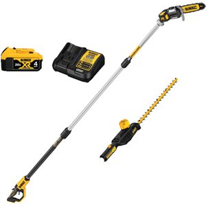 Kit combiné taille-haie et pole saw 20V max